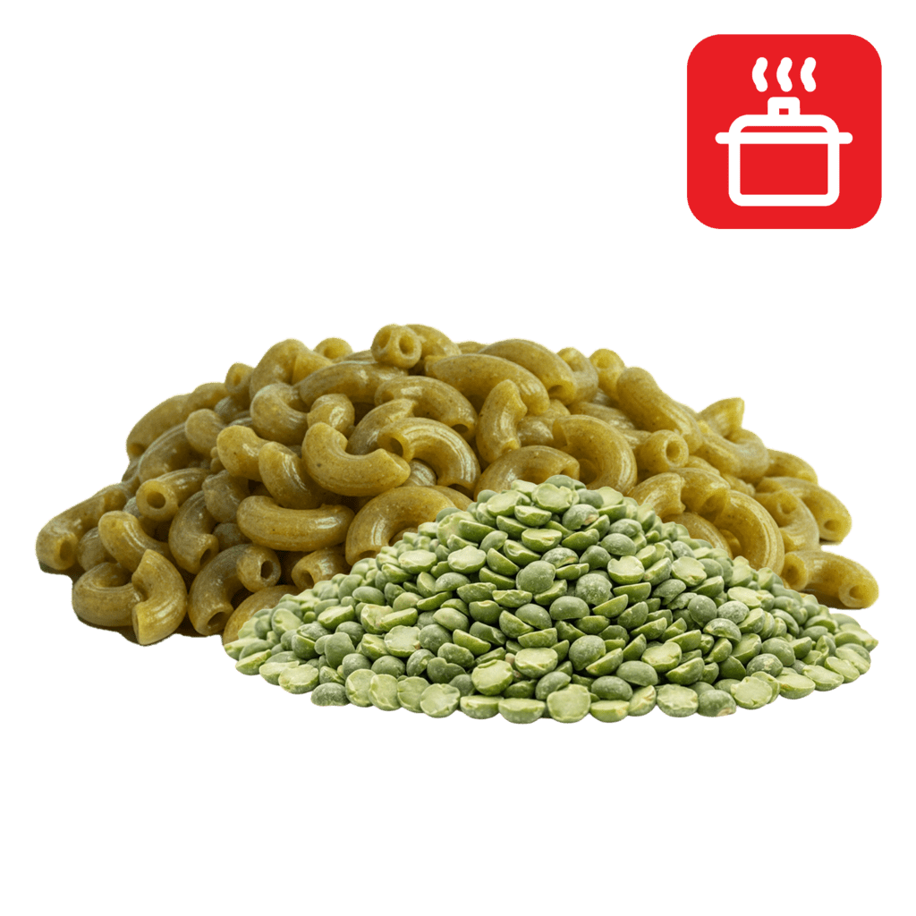 Ачини ди пепе из гороховой муки отварные