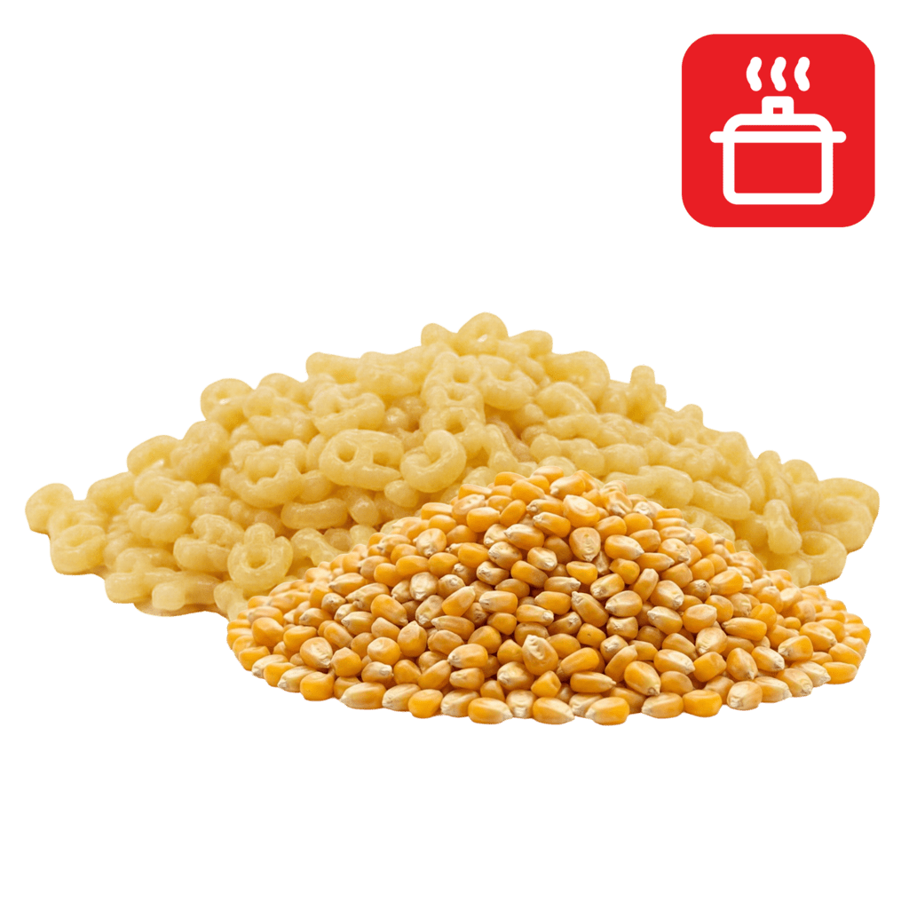 Макароны «алфавит» из кукурузной муки отварные