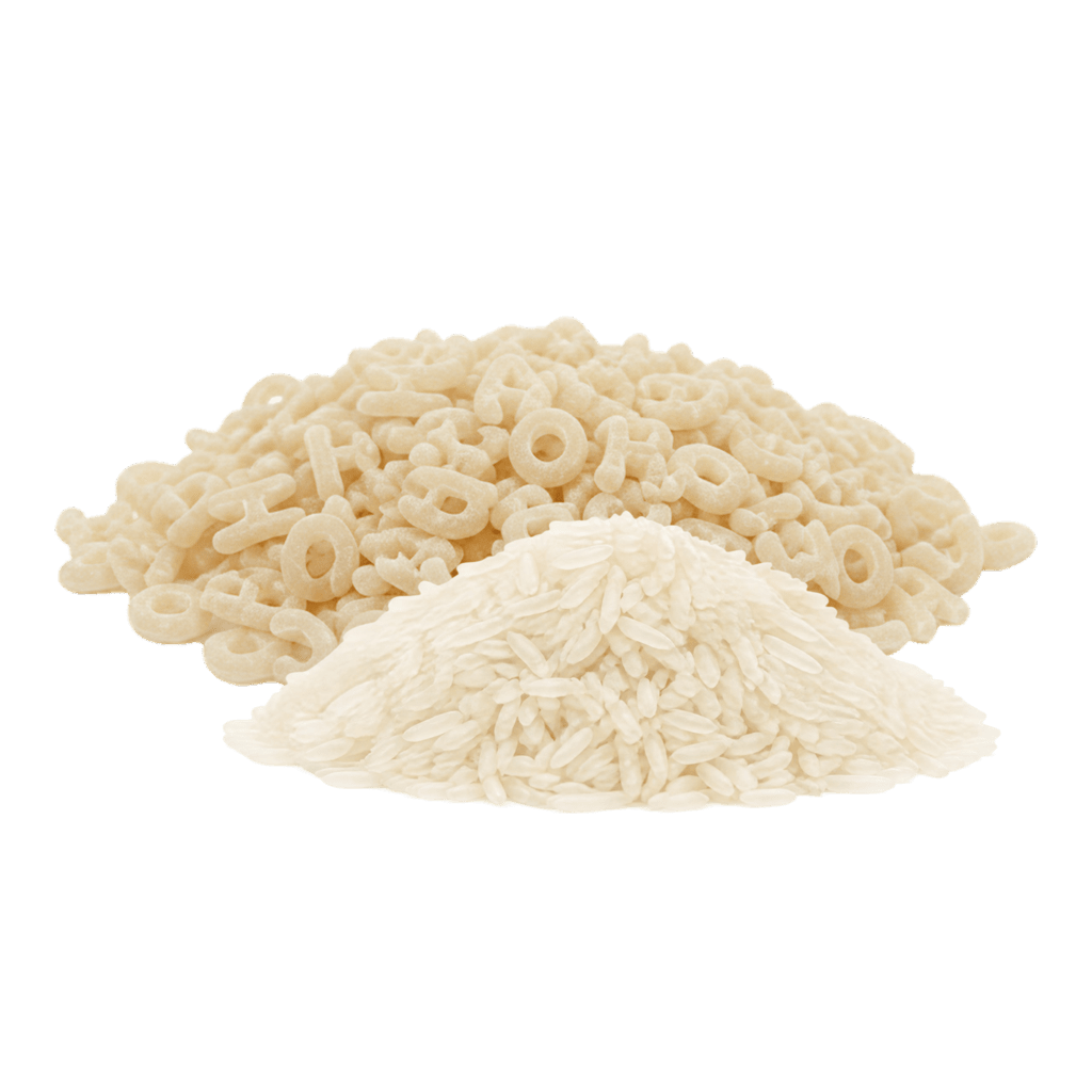 Макароны «алфавит» из рисовой муки