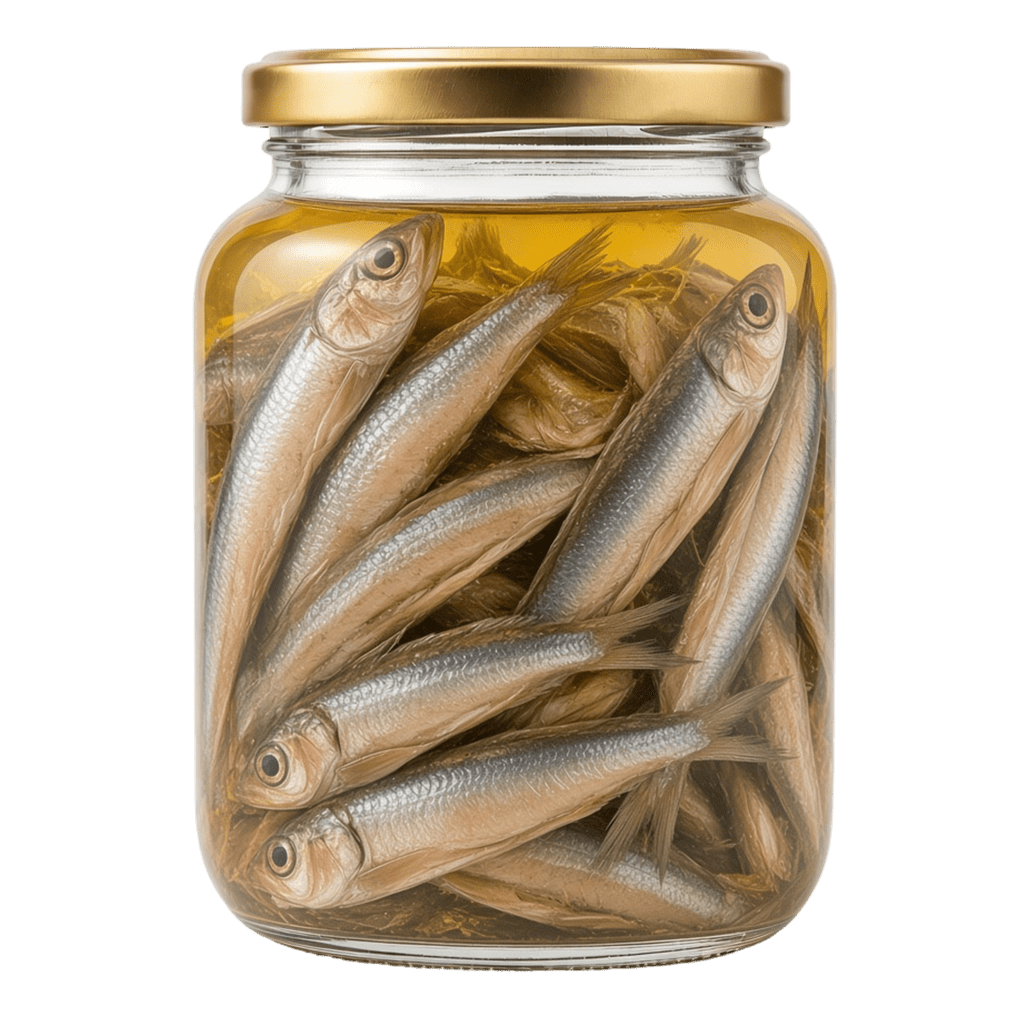 Анчоусы в масле