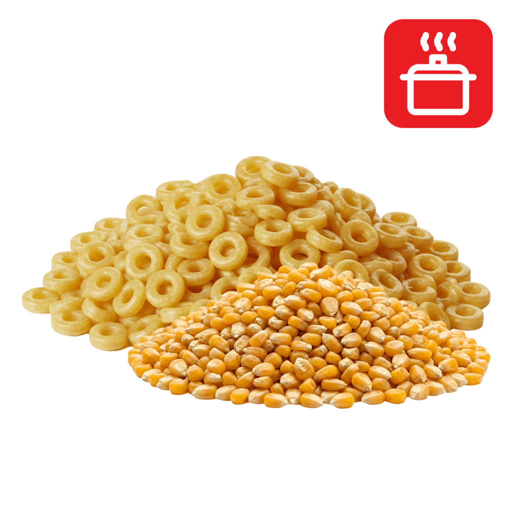 Анеллини из кукурузной муки отварные