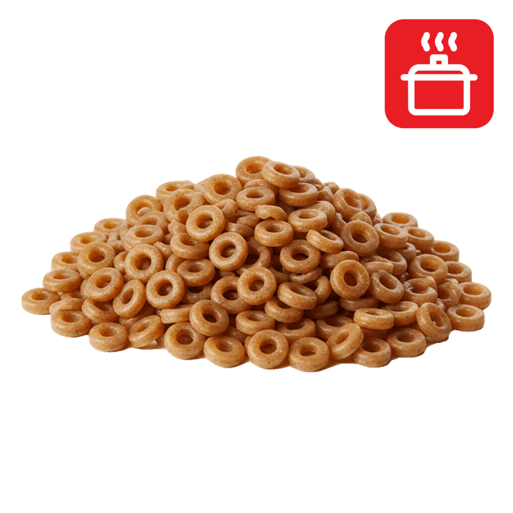 Анеллини из цельнозерновой муки отварные