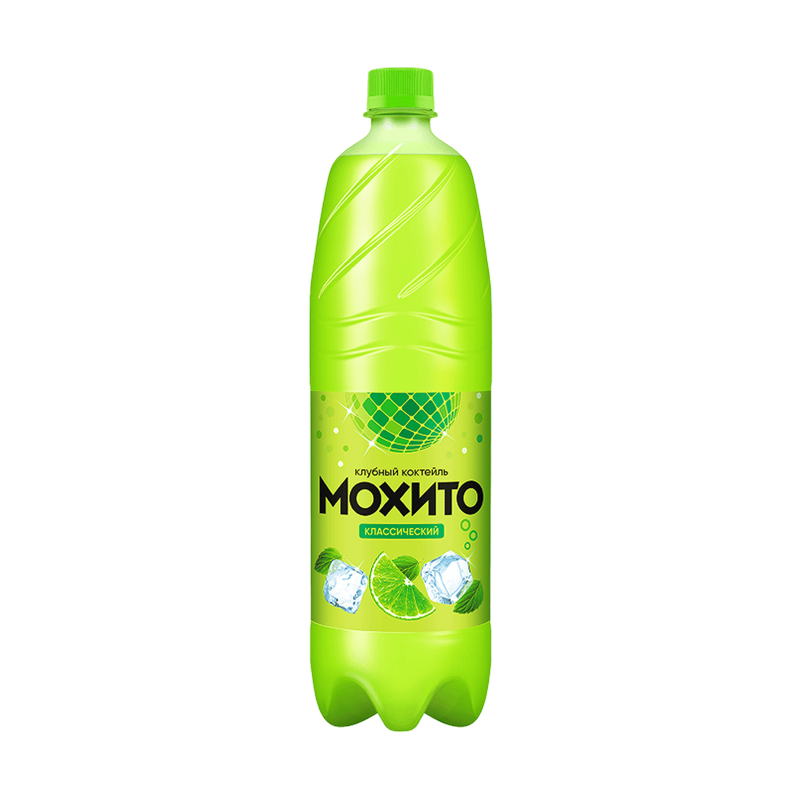 Клубный коктейль газированный безалкогольный Калинов Мохито 1,25 л