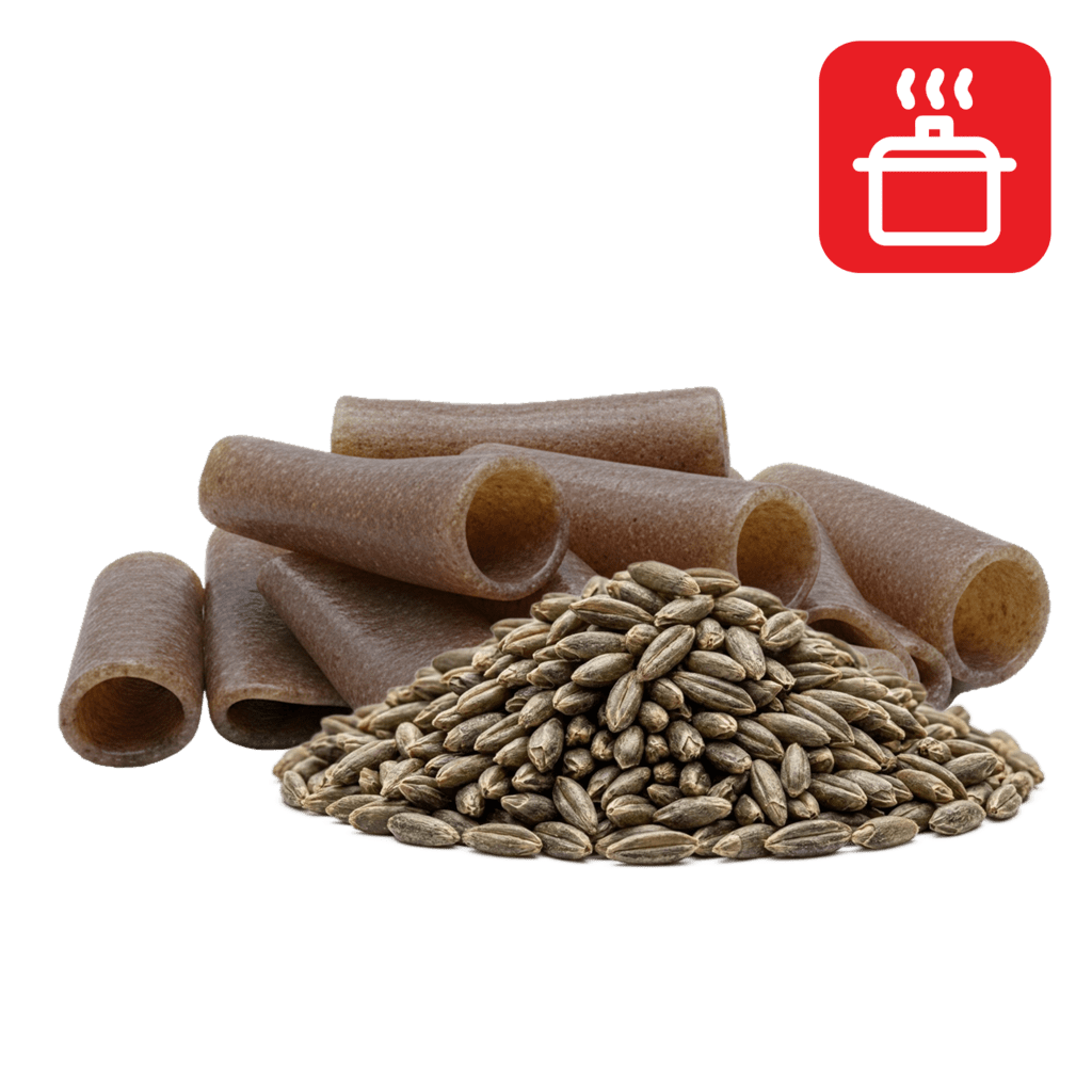 Каннеллони из ржаной муки отварные