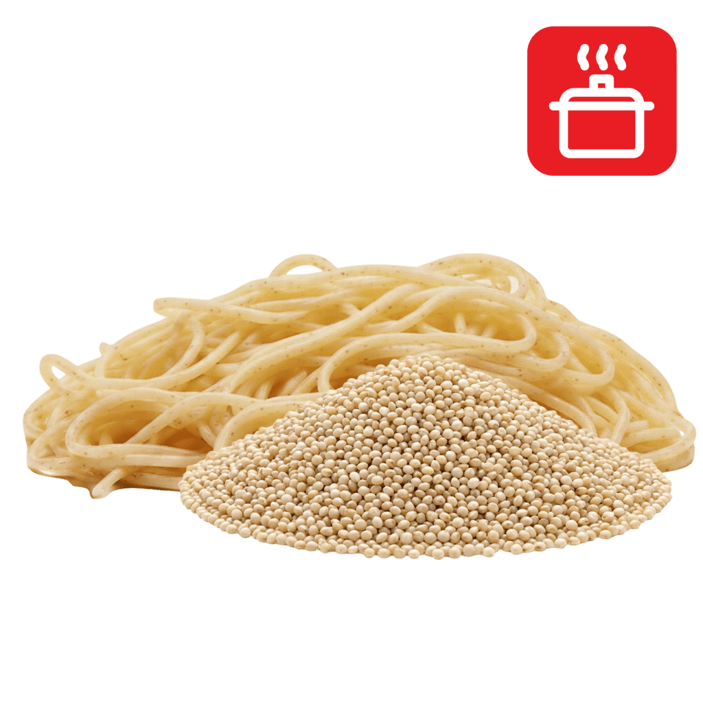 Капеллини из амаранта отварные