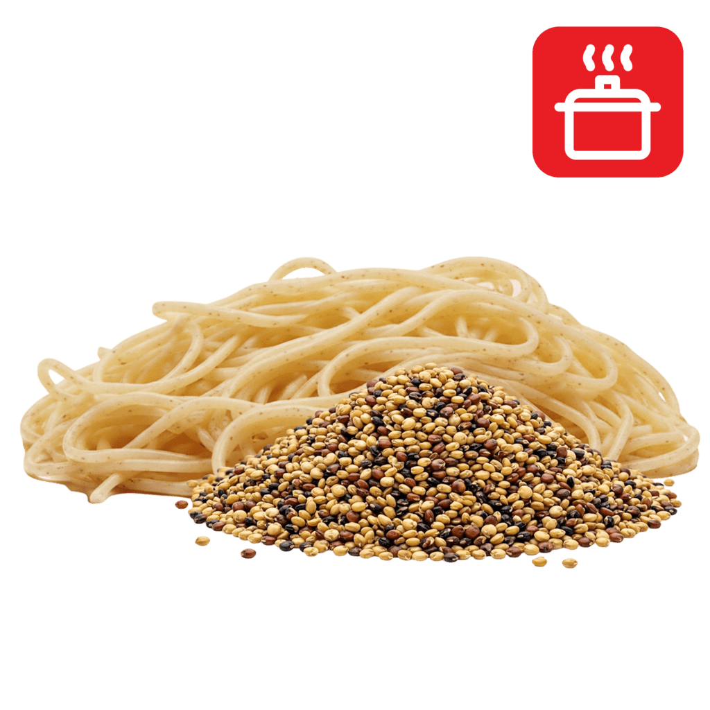 Капеллини из киноа отварные
