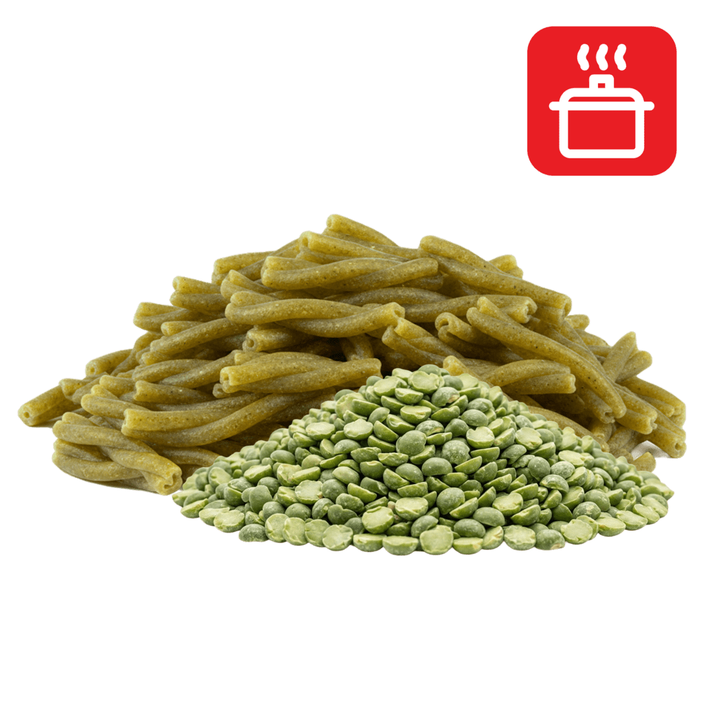 Казаречче из гороховой муки отварные