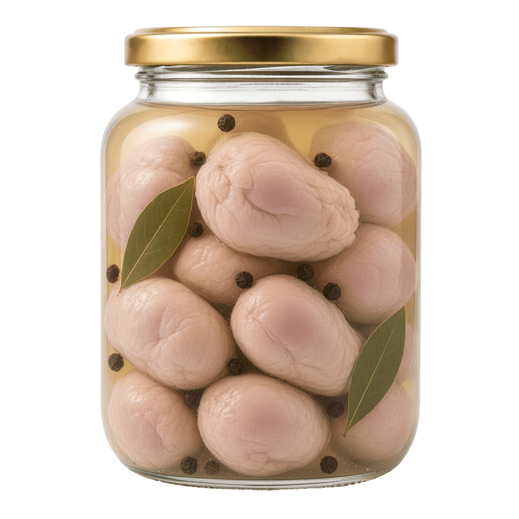 Молоки кеты маринованные