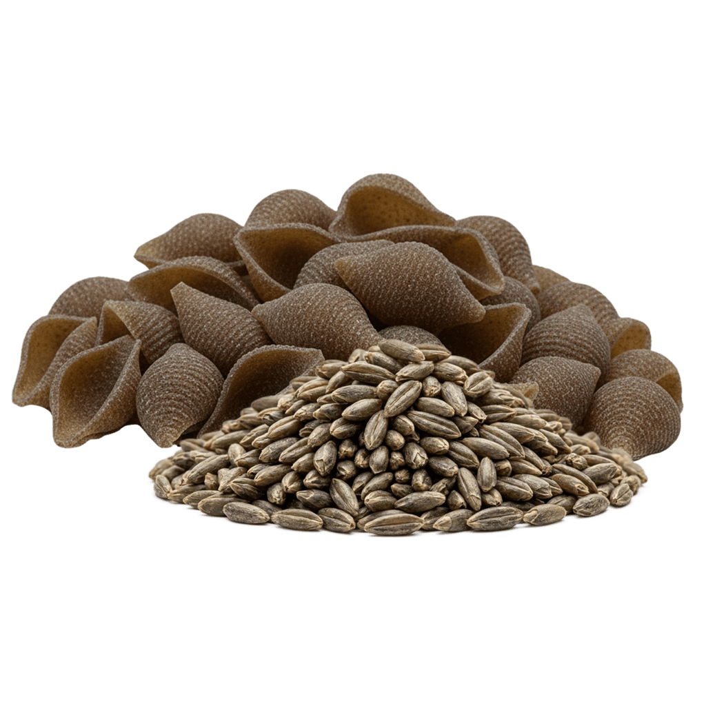 Конкильони из ржаной муки