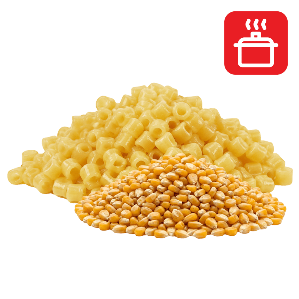 Диталини из кукурузной муки отварные