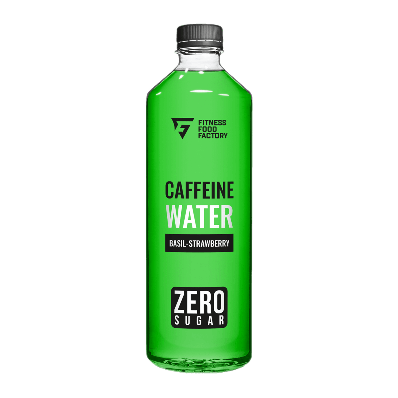 Кофеиновая вода Fitness Food Factory Базилик-Клубника