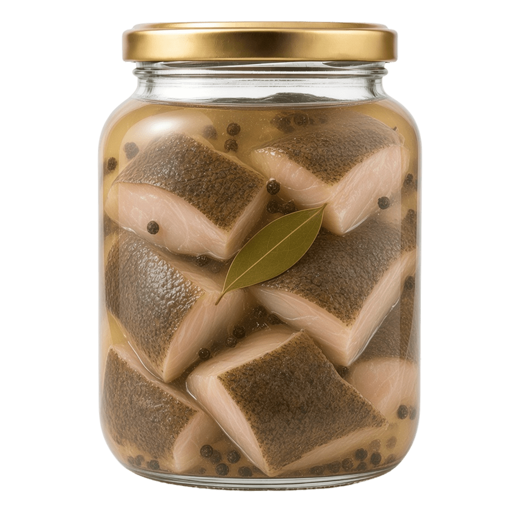 Камбала маринованная