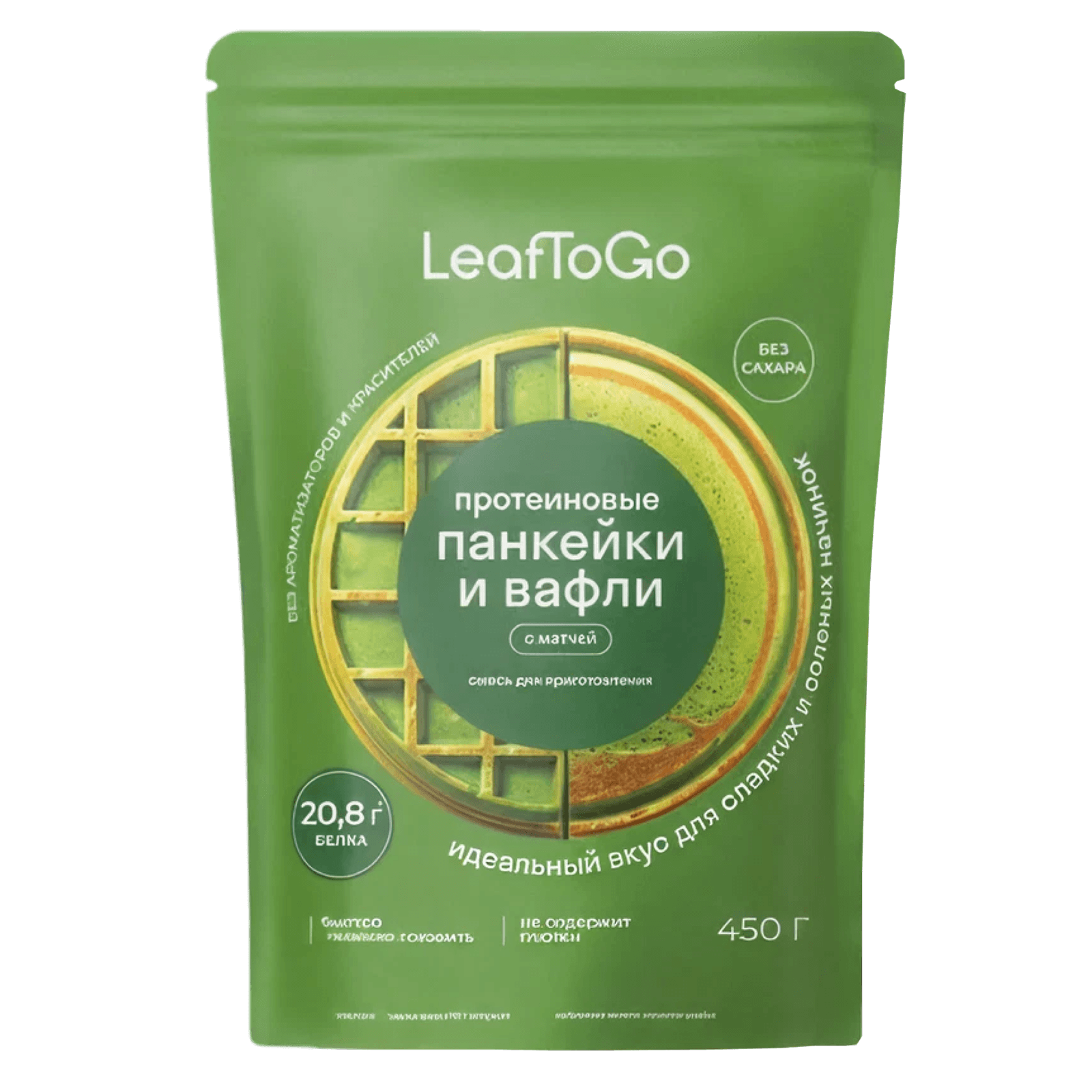 Протеиновая смесь для блинов LeafToGo С матчей