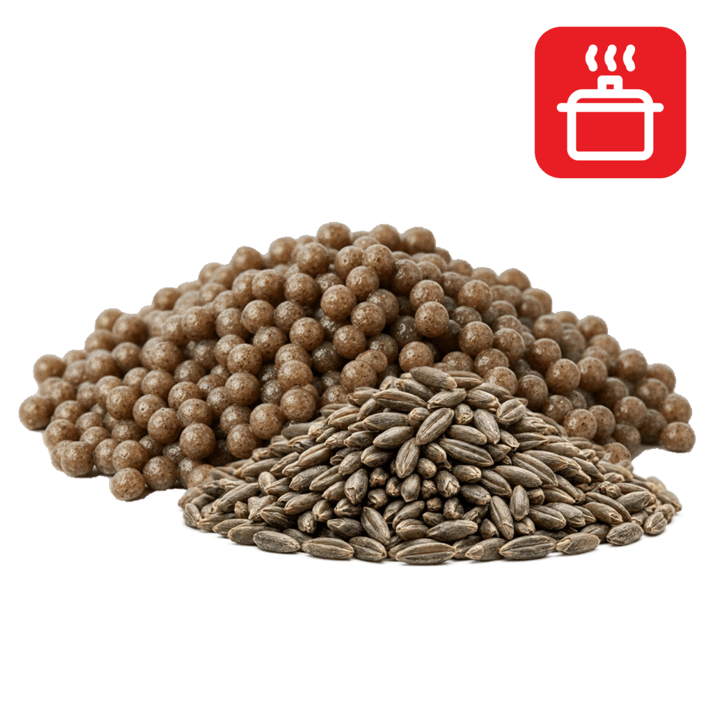 Фрегола из ржаной муки отварная