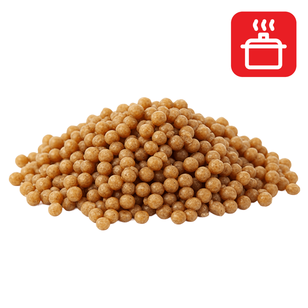 Фрегола из цельнозерновой муки отварная