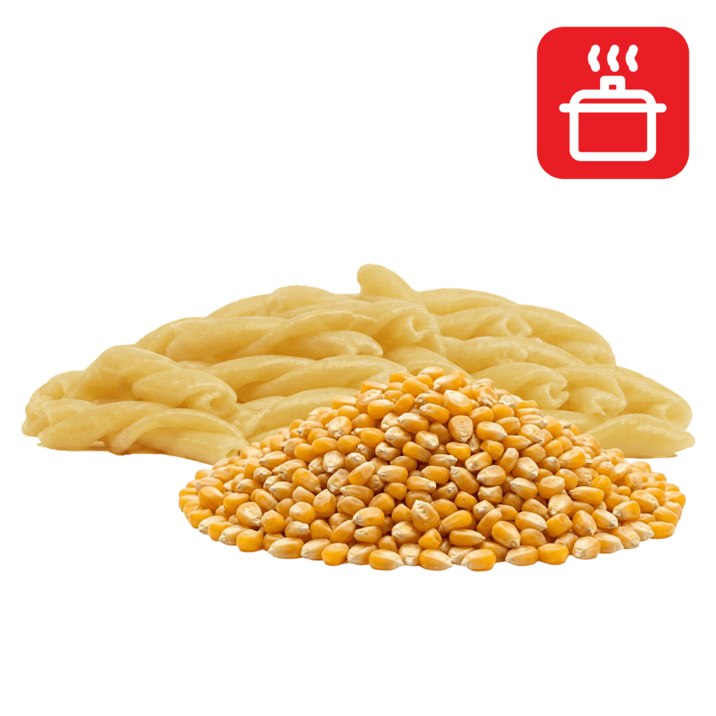 Джемелли из кукурузной муки отварные