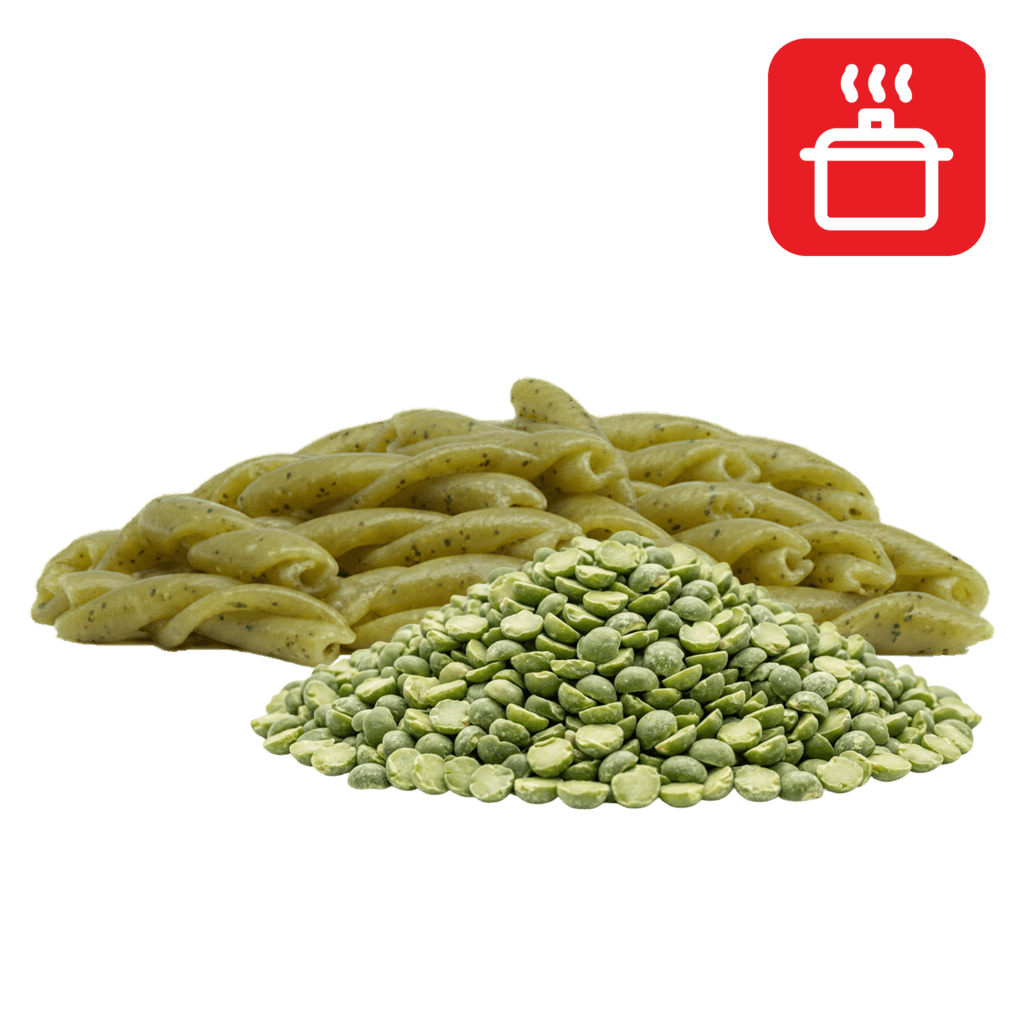 Джемелли из гороховой муки отварные