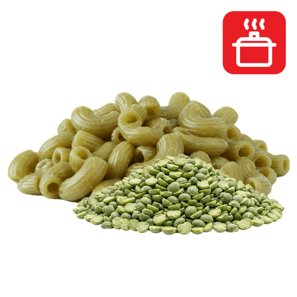 Рожки из гороховой муки отварные