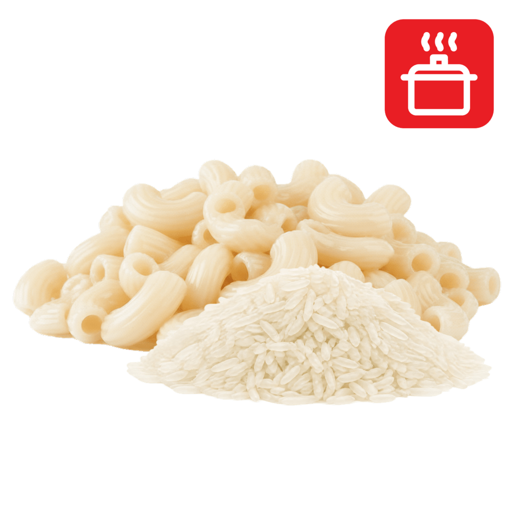 Рожки из рисовой муки отварные