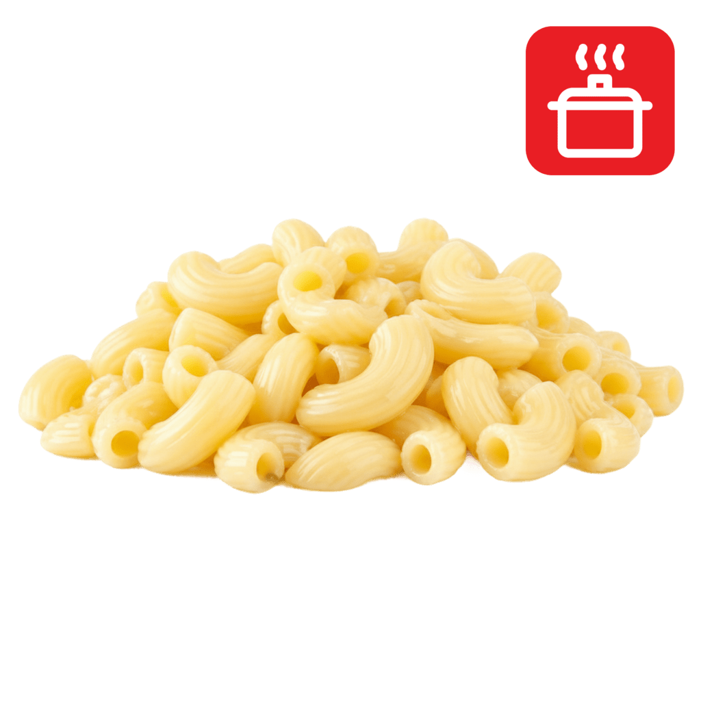 Рожки из мягких сортов пшеницы отварные