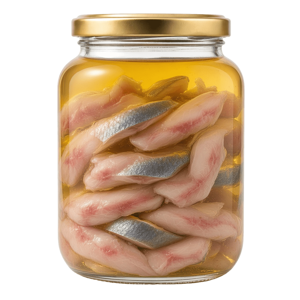 Брюшки сельди в масле