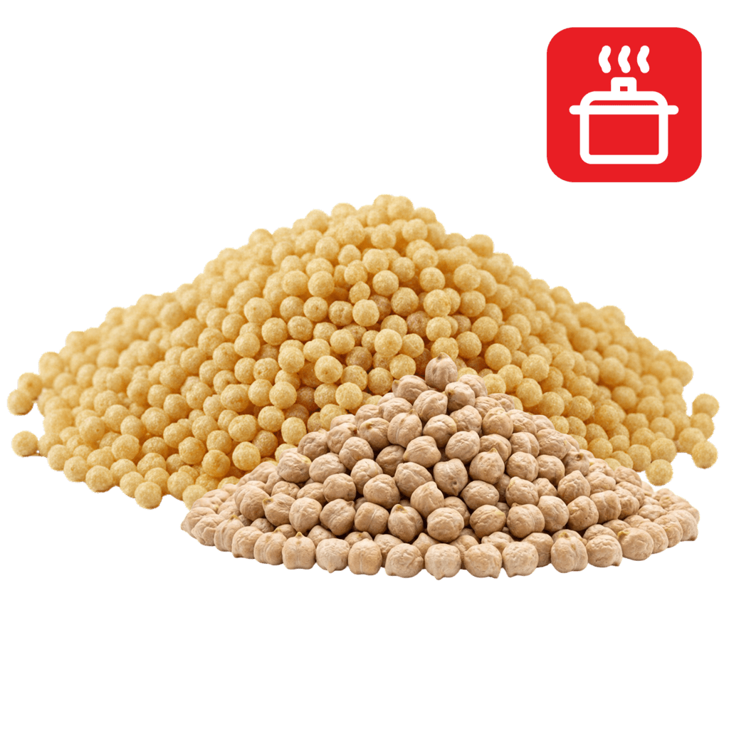 Кус-кус из нутовой муки отварной