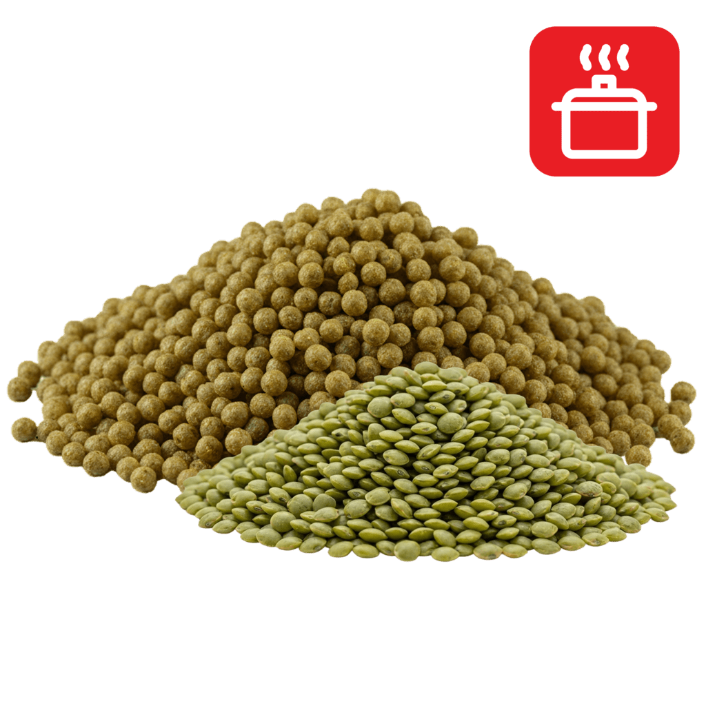 Кус-кус из муки зеленой чечевицы отварной