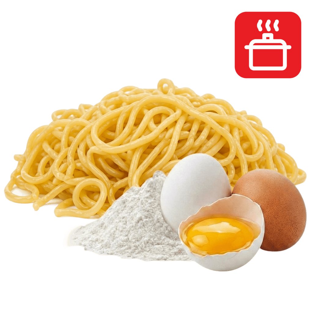 Локшен яичный отварной