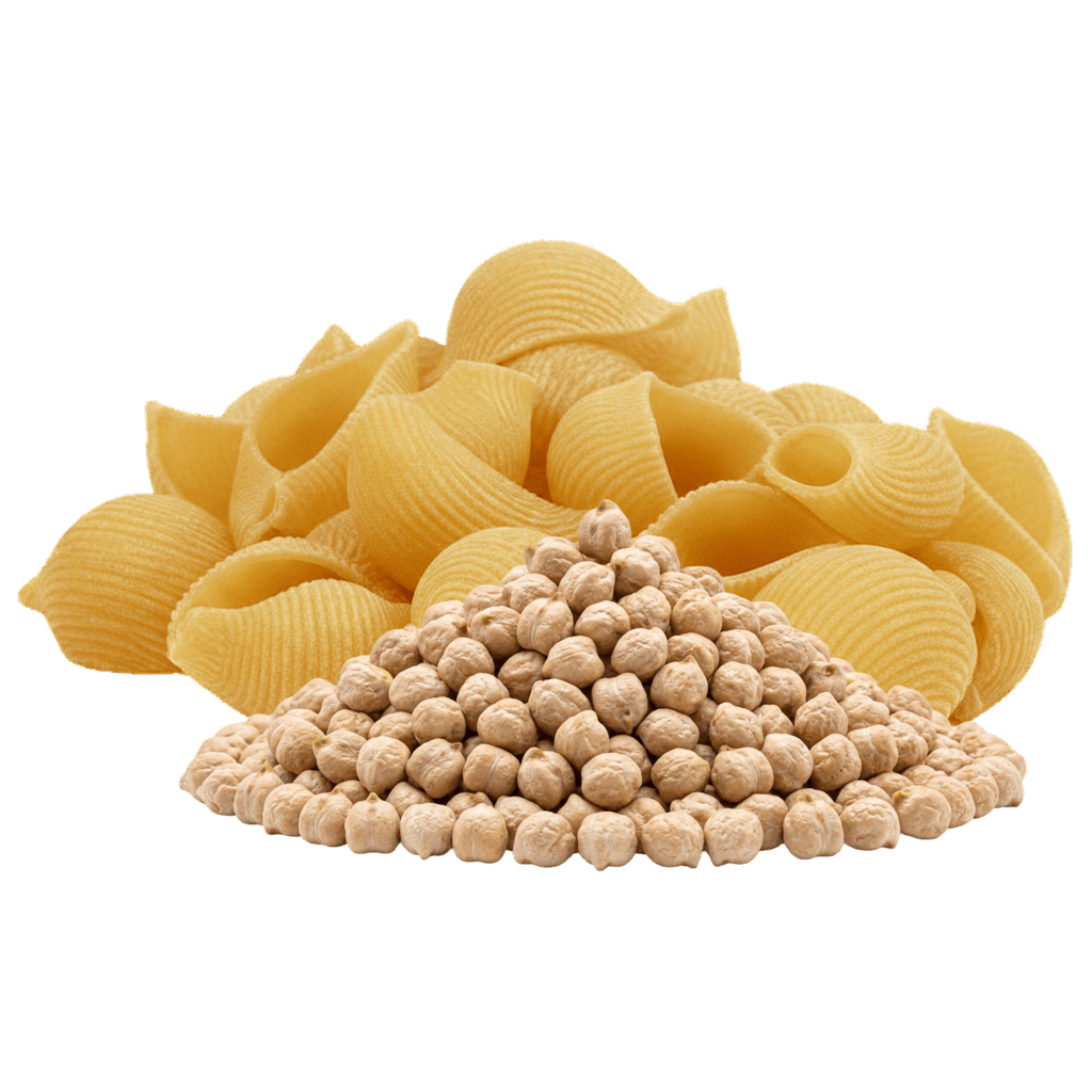 Лумакони из нутовой муки