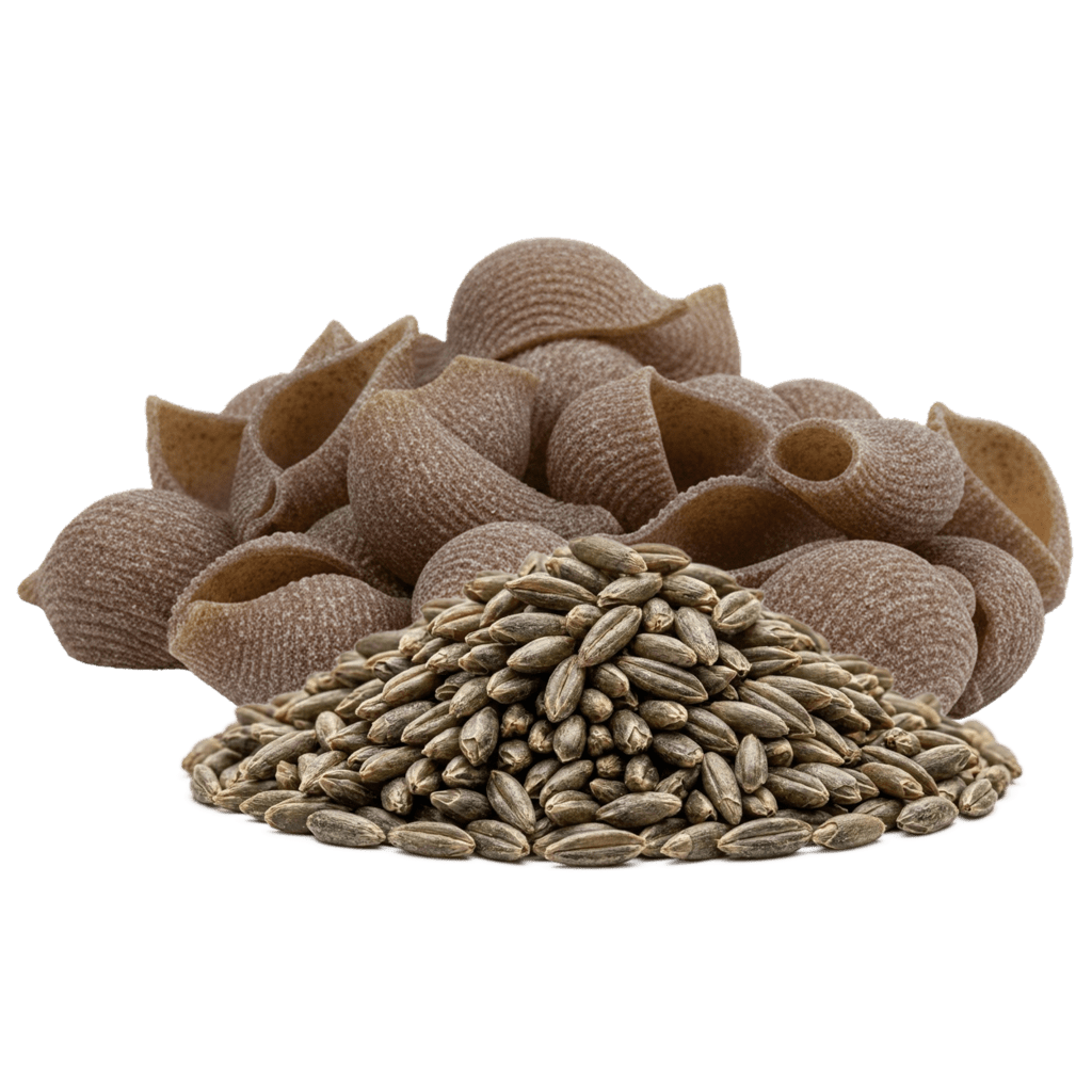 Лумакони из ржаной муки