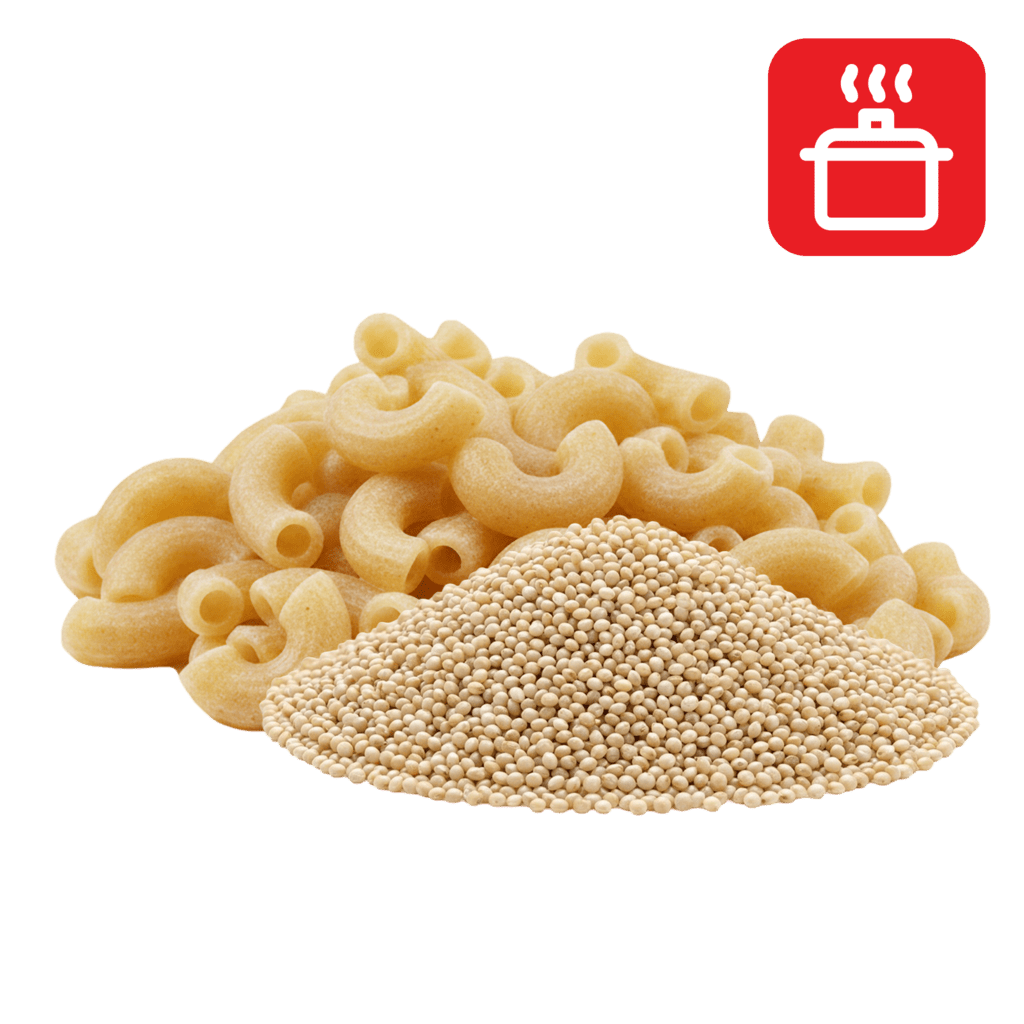 Маккерони из амаранта отварные
