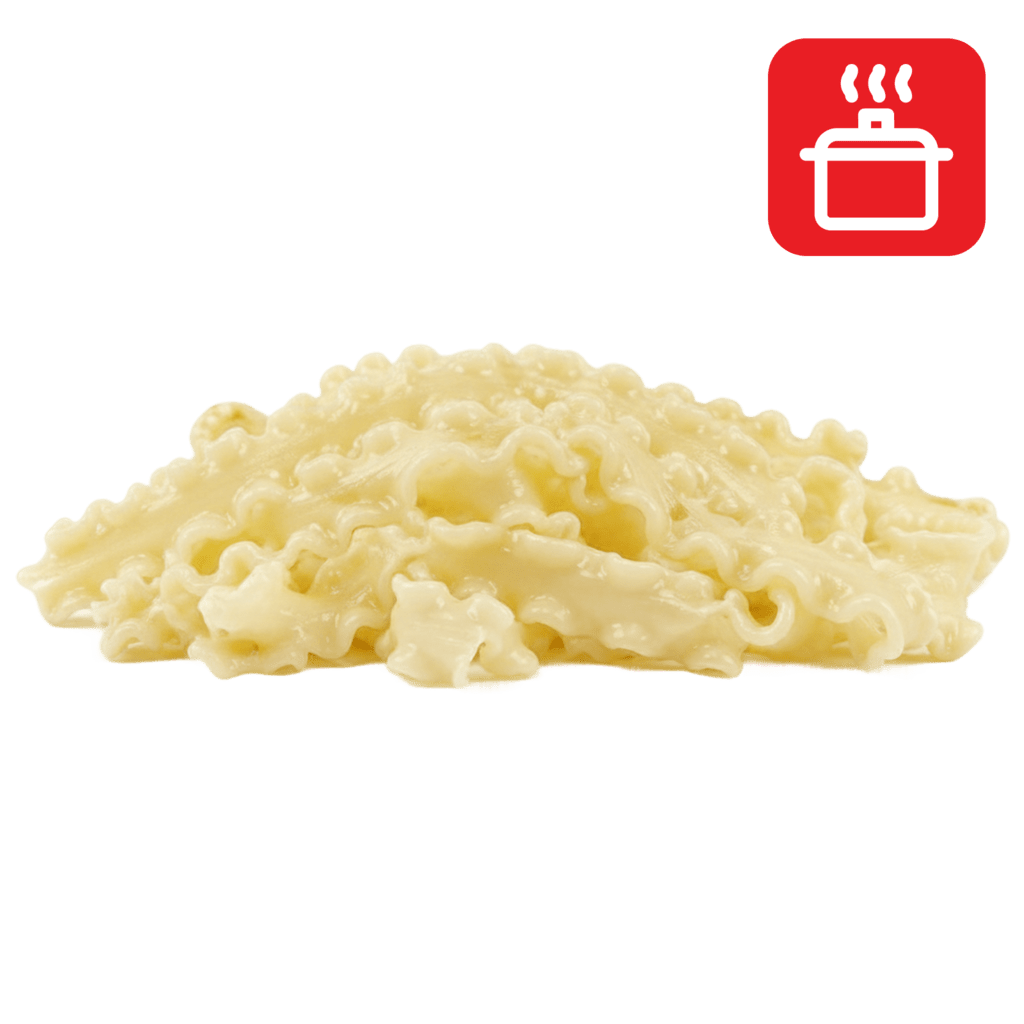 Мафальдине из мягких сортов пшеницы отварные