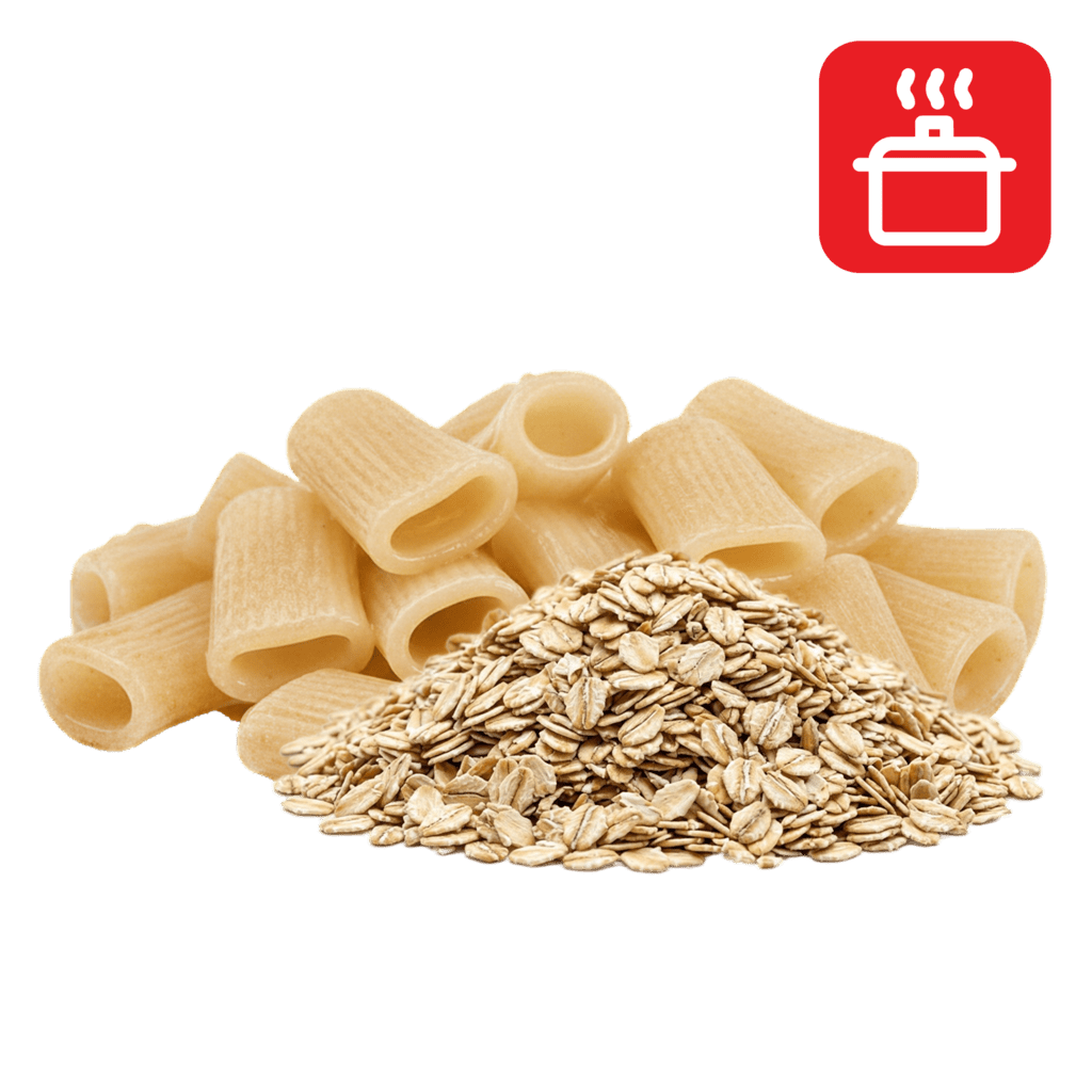 Мецце манике из овсяной муки отварные