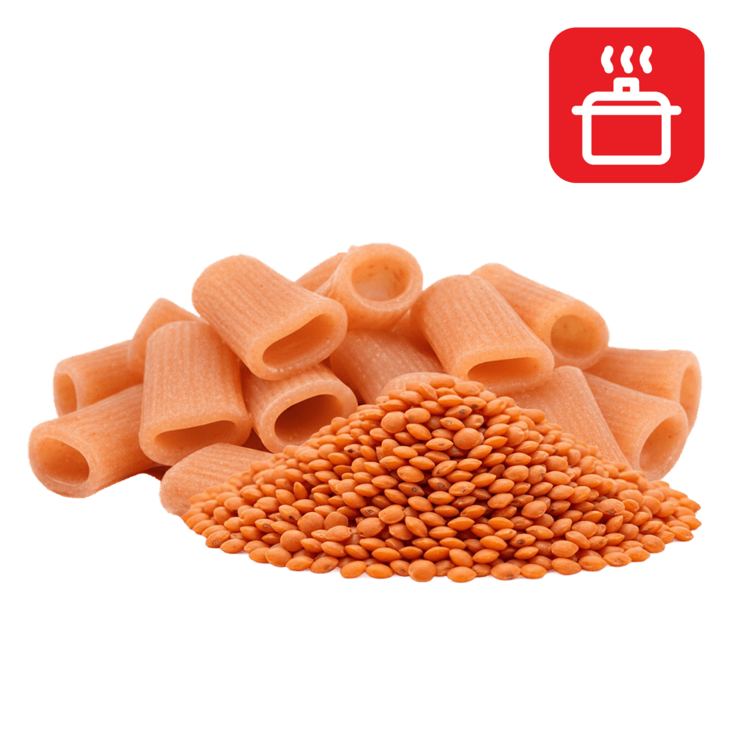 Мецце манике из муки красной чечевицы отварные