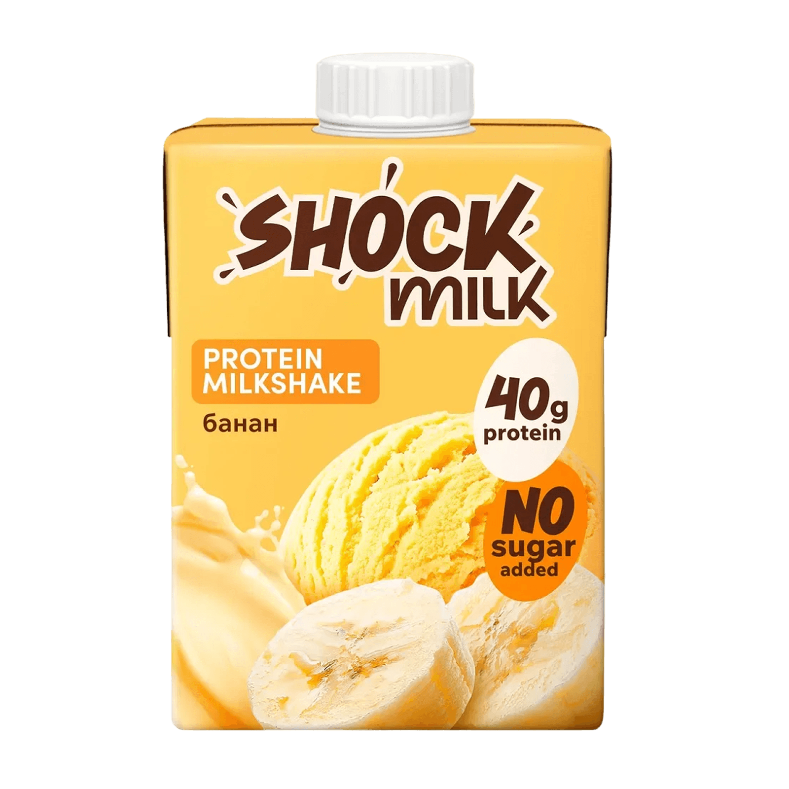 Протеиновый молочный коктейль Shock Milk FitnessSHOCK Банан