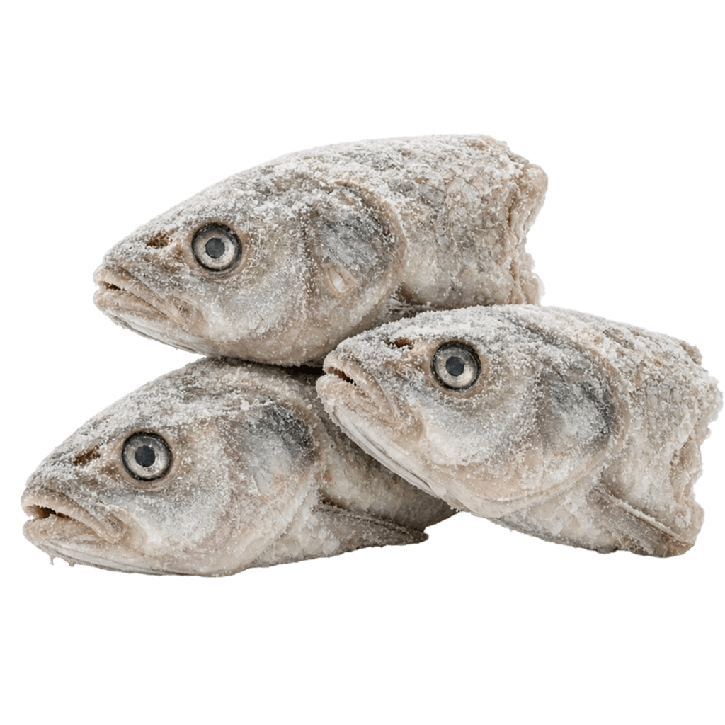 Головы муксуна замороженные