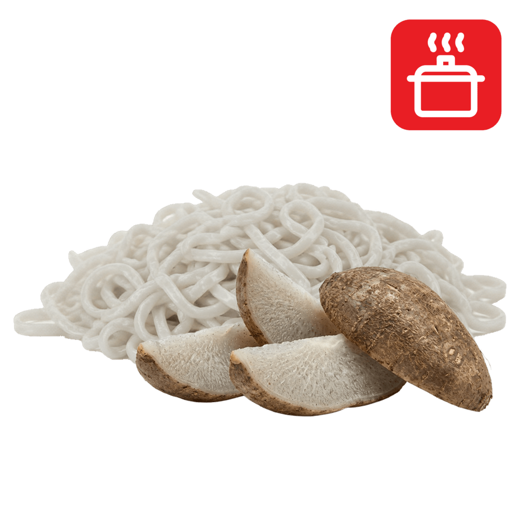 Лапша из конжаковой муки отварная