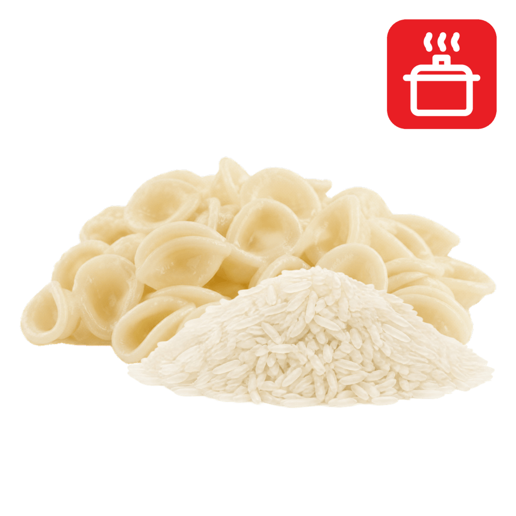 Орекьетте из рисовой муки отварные