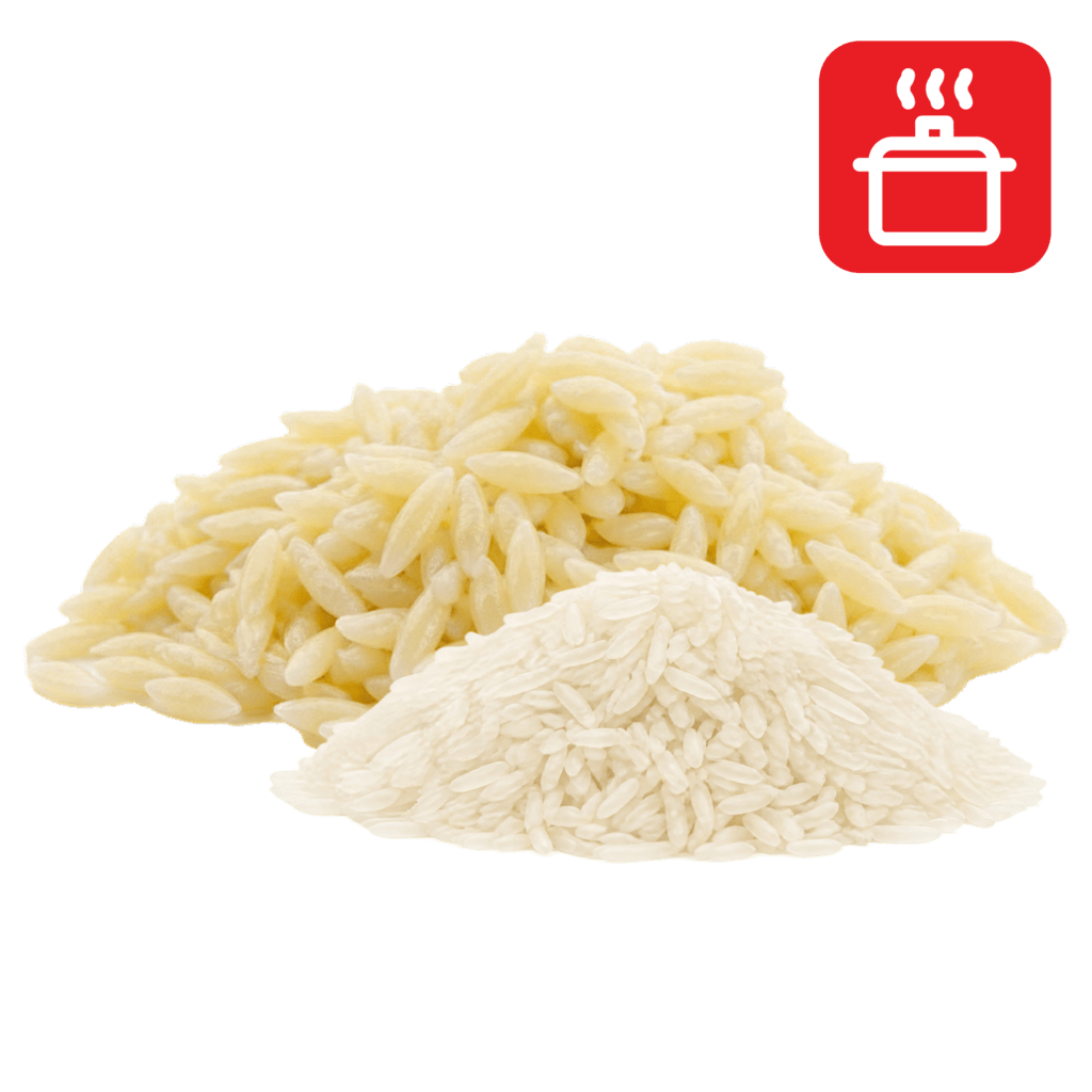 Орзо из рисовой муки отварные