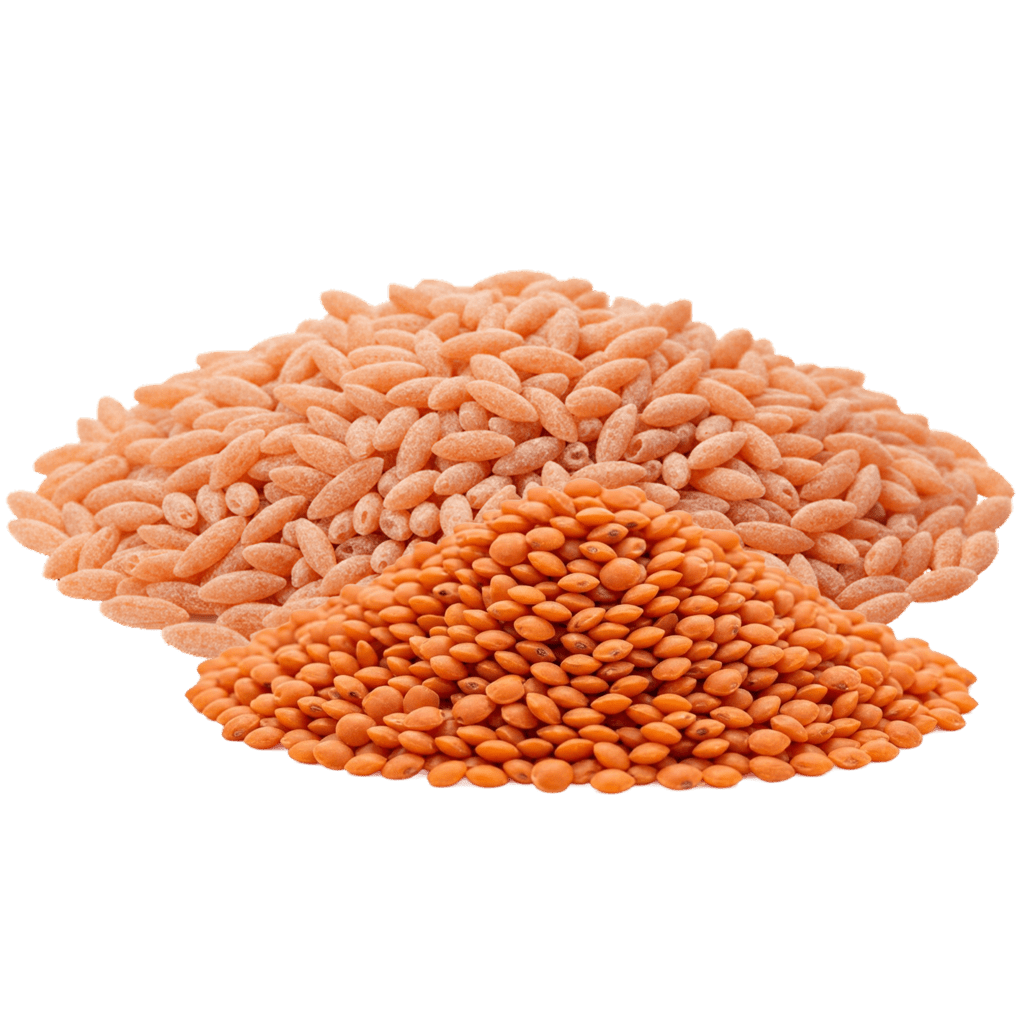 Орзо из муки красной чечевицы