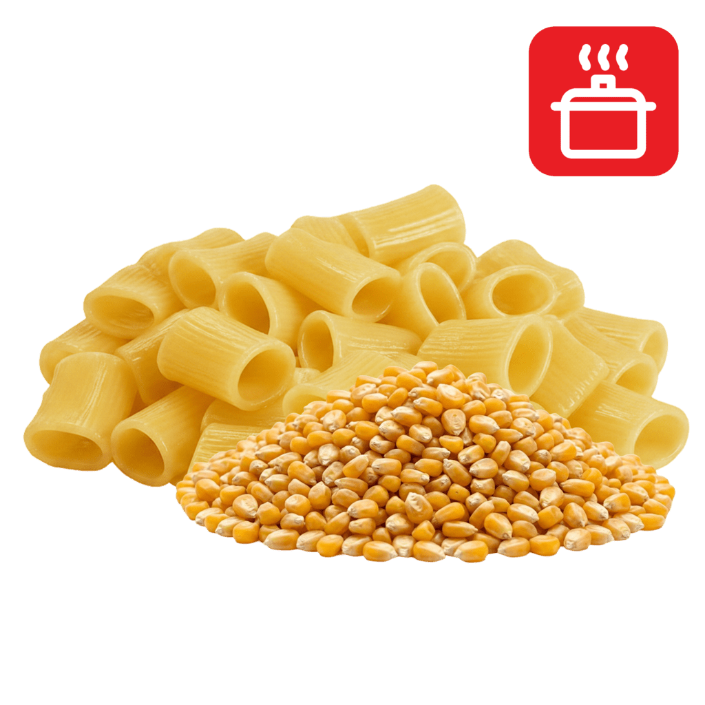Паккерини из кукурузной муки отварные