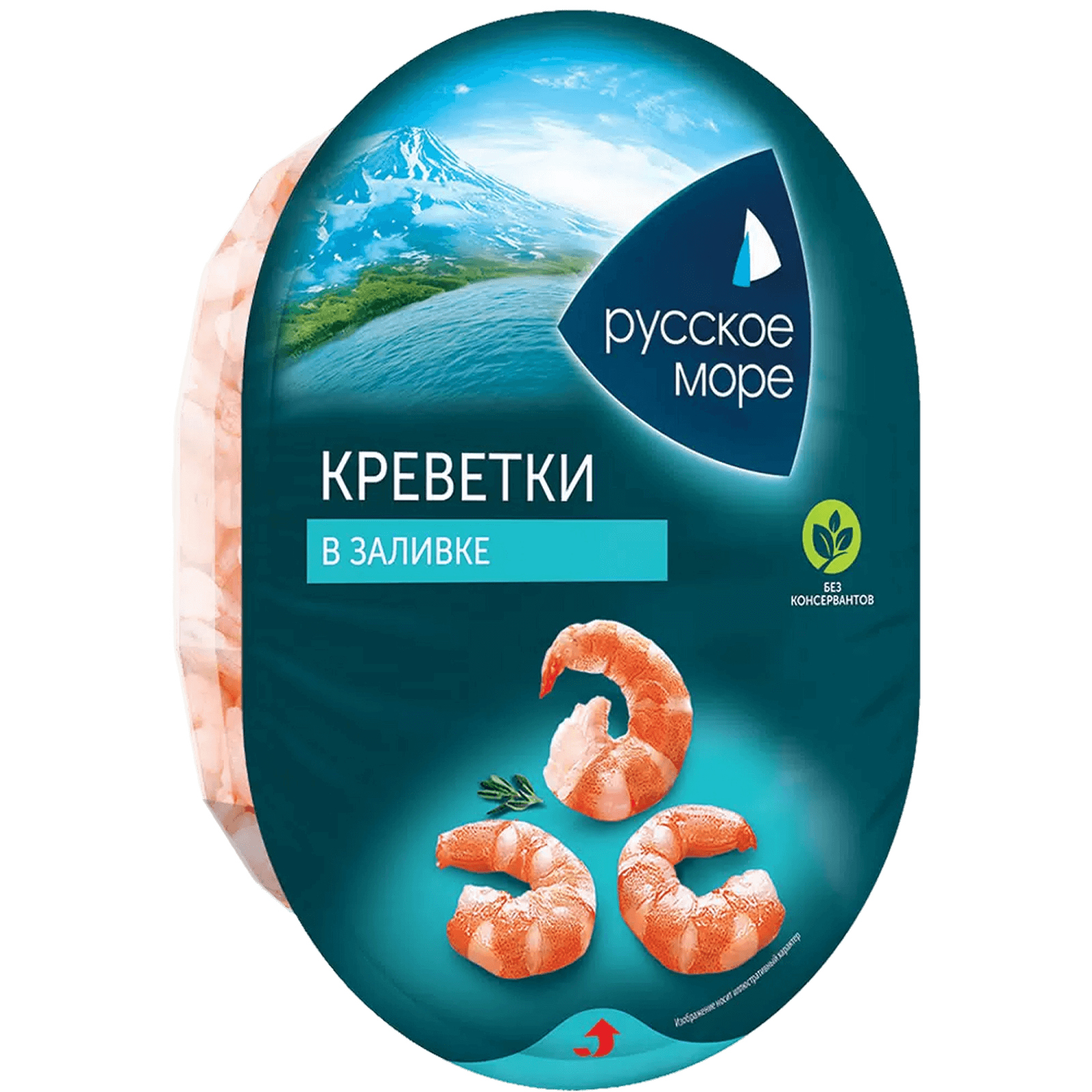 Креветки в заливке Русское море