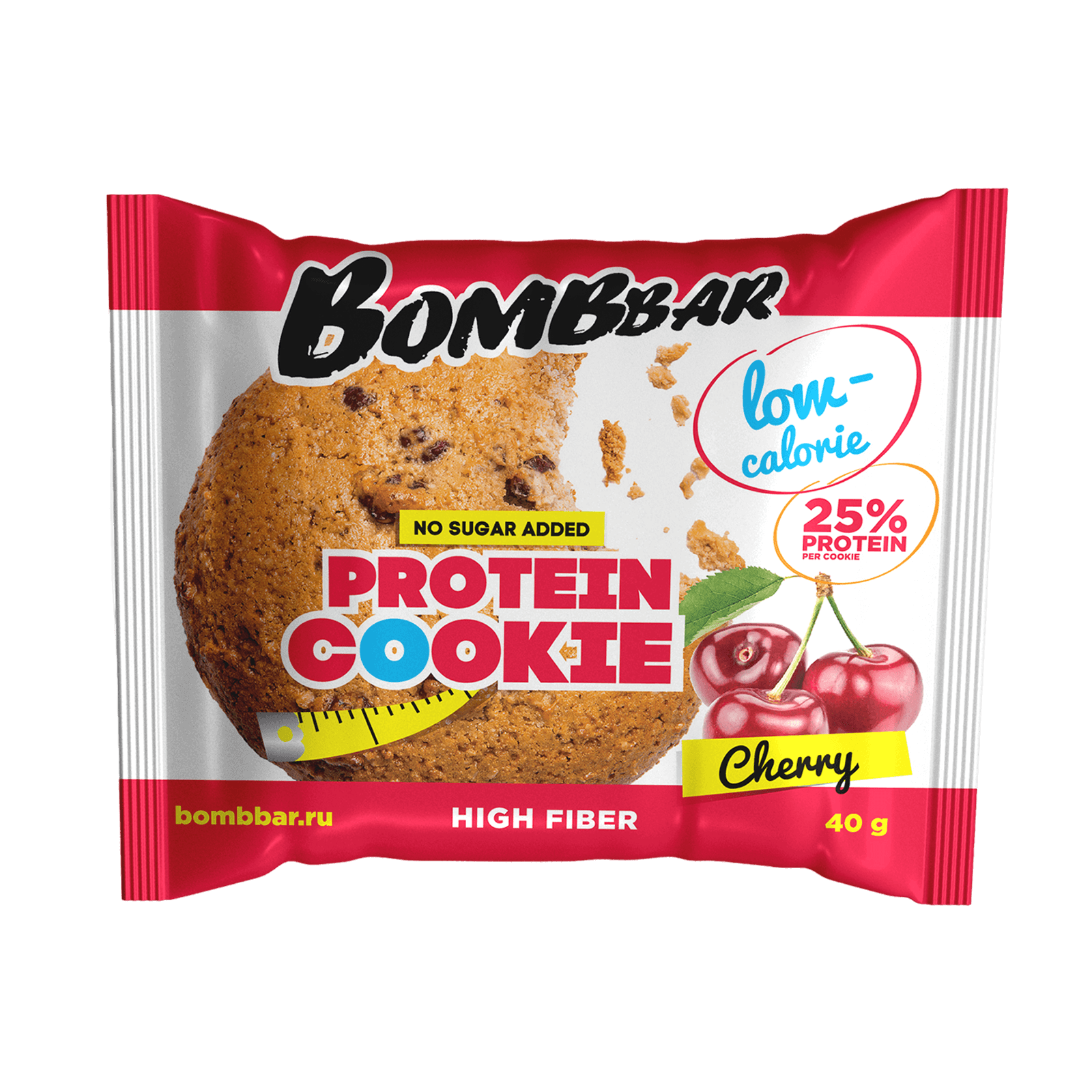 Протеиновое печенье Bombbar «Вишня»