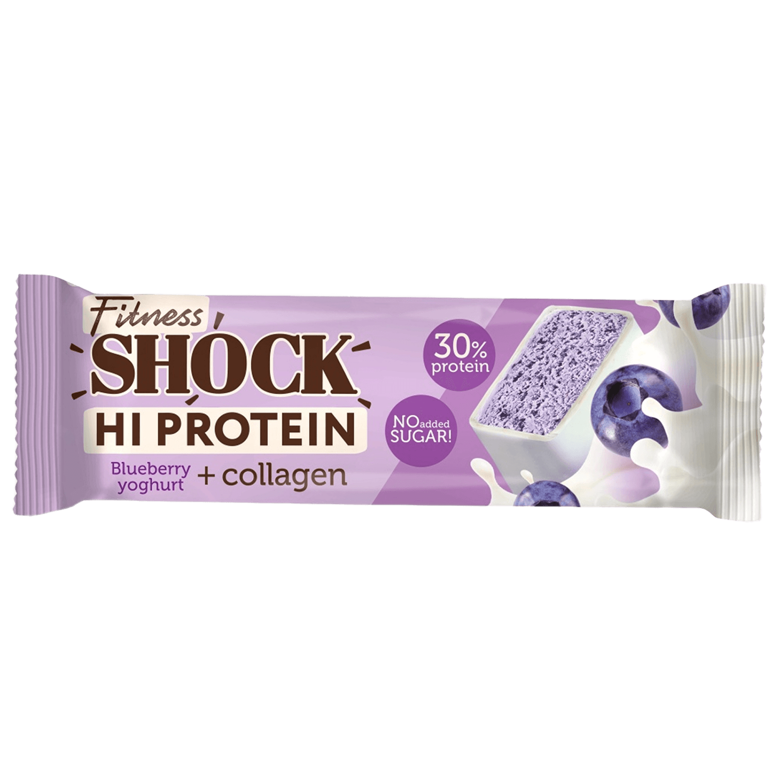 Протеиновый батончик HI PROTEIN FitnesShock «Черничный йогурт»