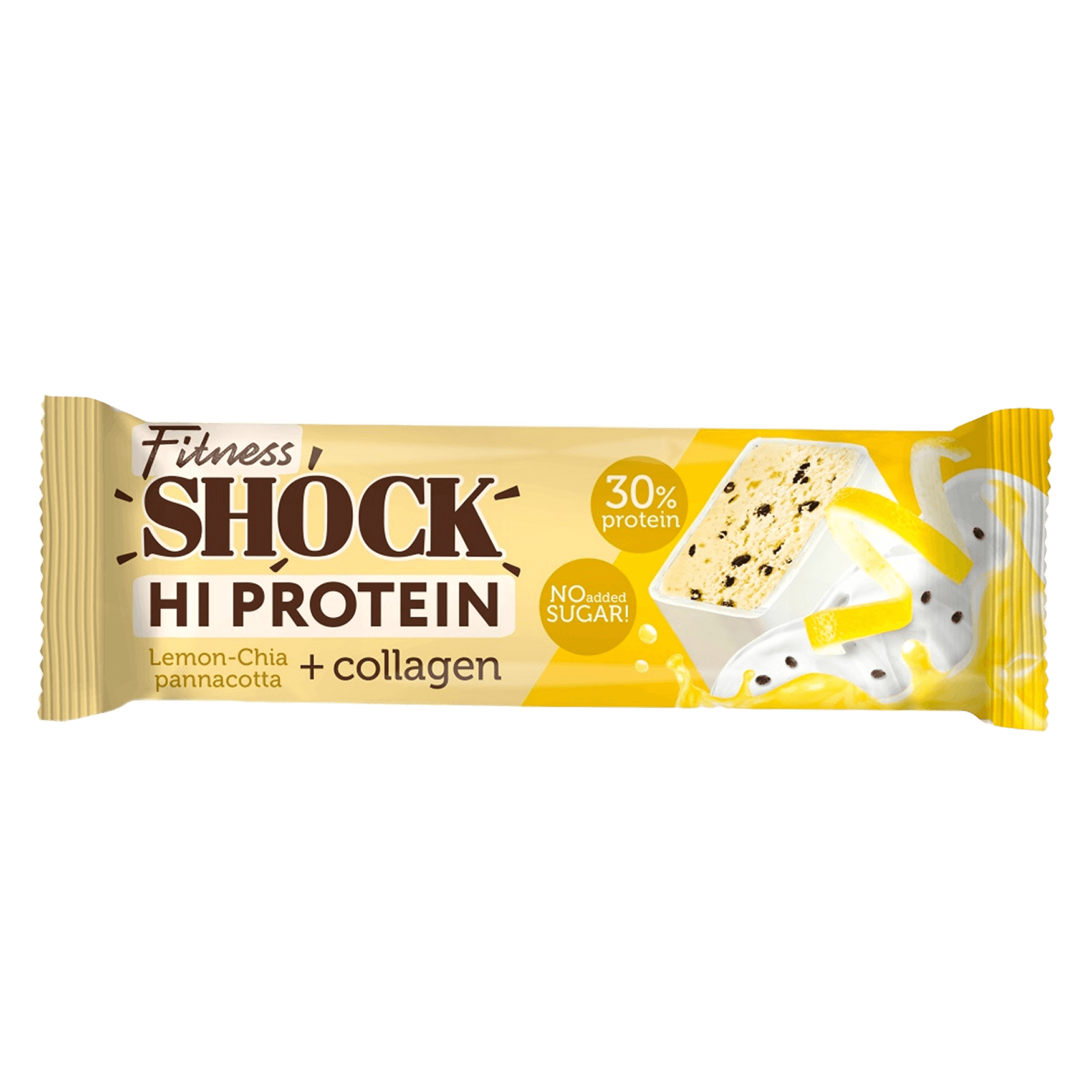 Протеиновый батончик HI PROTEIN FitnesShock «Лимон-чиа»