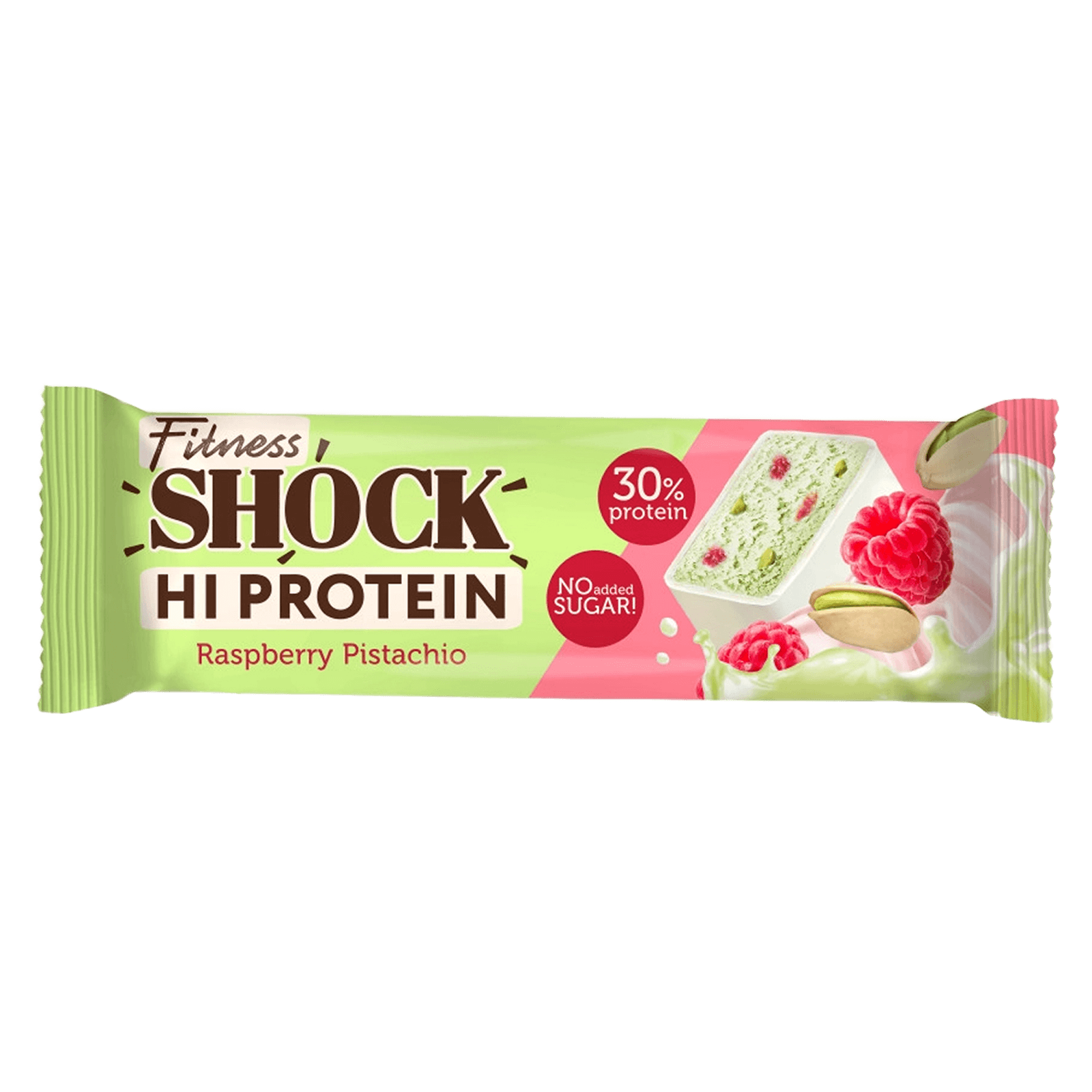 Протеиновый батончик HI PROTEIN FitnesShock «Фисташка-малина»