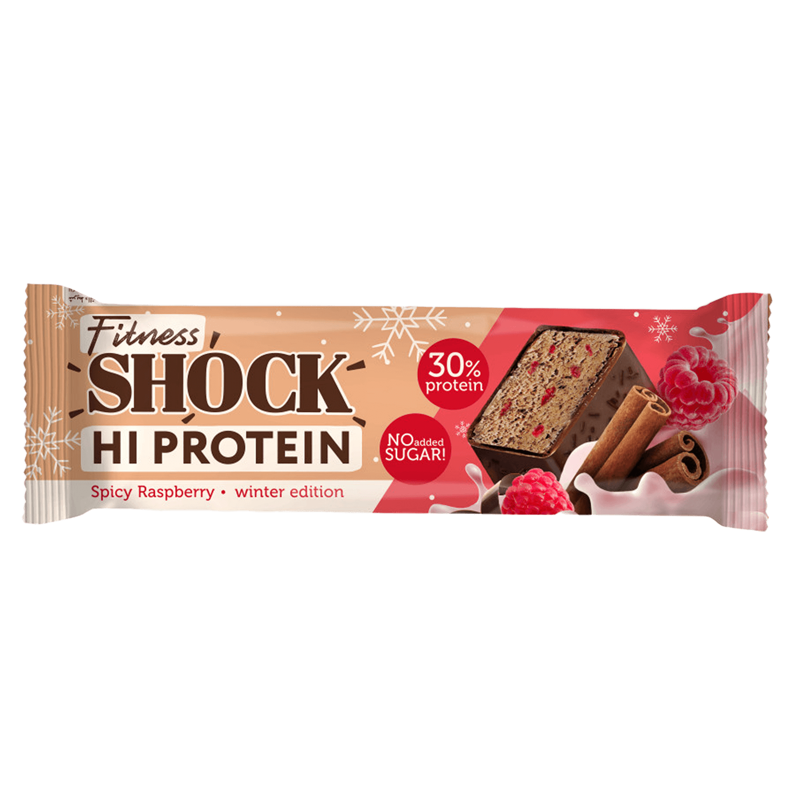 Протеиновый батончик HI PROTEIN FitnesShock «Пряная малина»