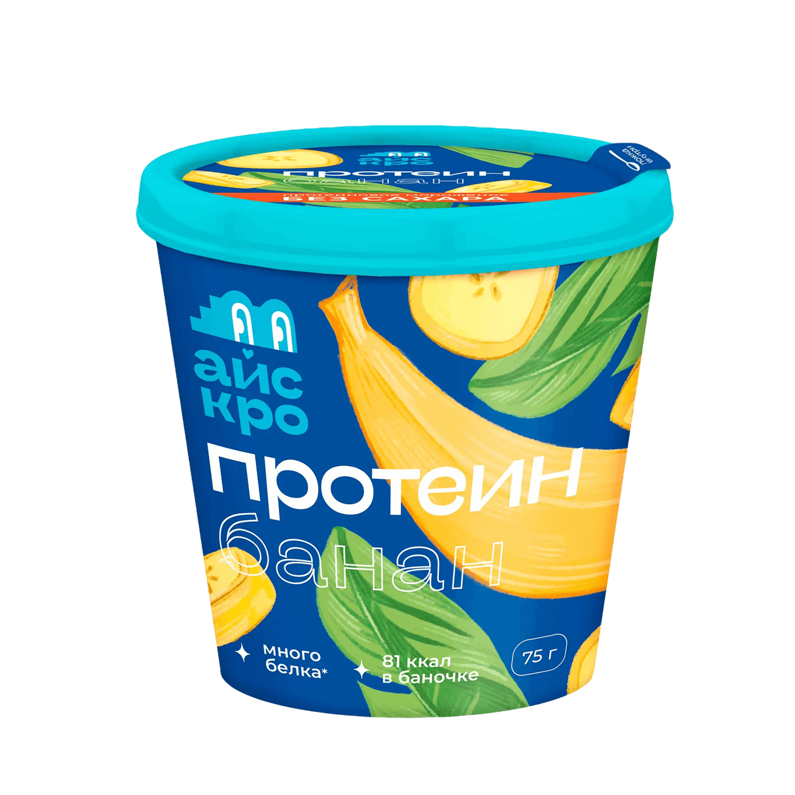 Мороженое протеиновое АйсКро Банан 75 г