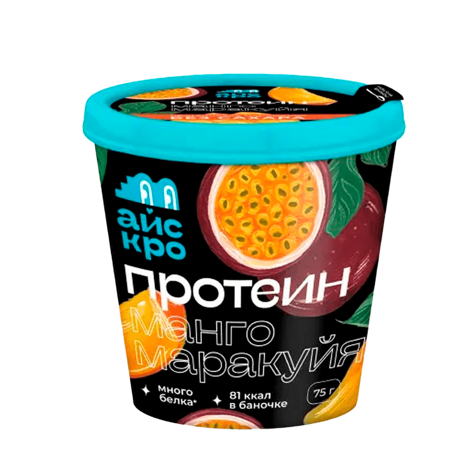 Мороженое протеиновое АйсКро Манго-Маракуйя 75 г