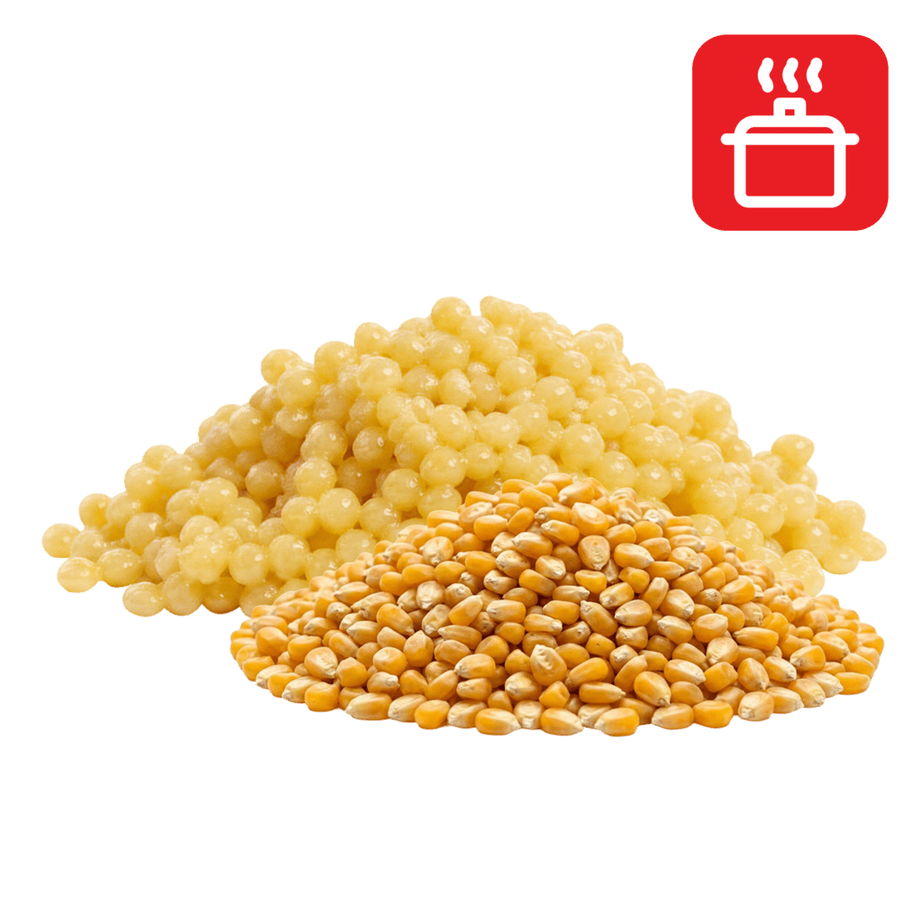 Птитим из кукурузной муки отварной